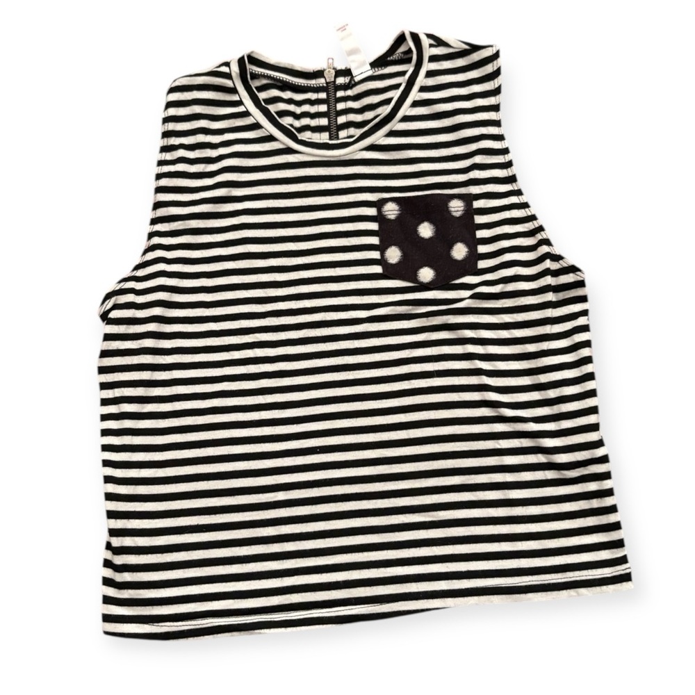 Xhilaration Woman’s Striped Crop Top Size Small